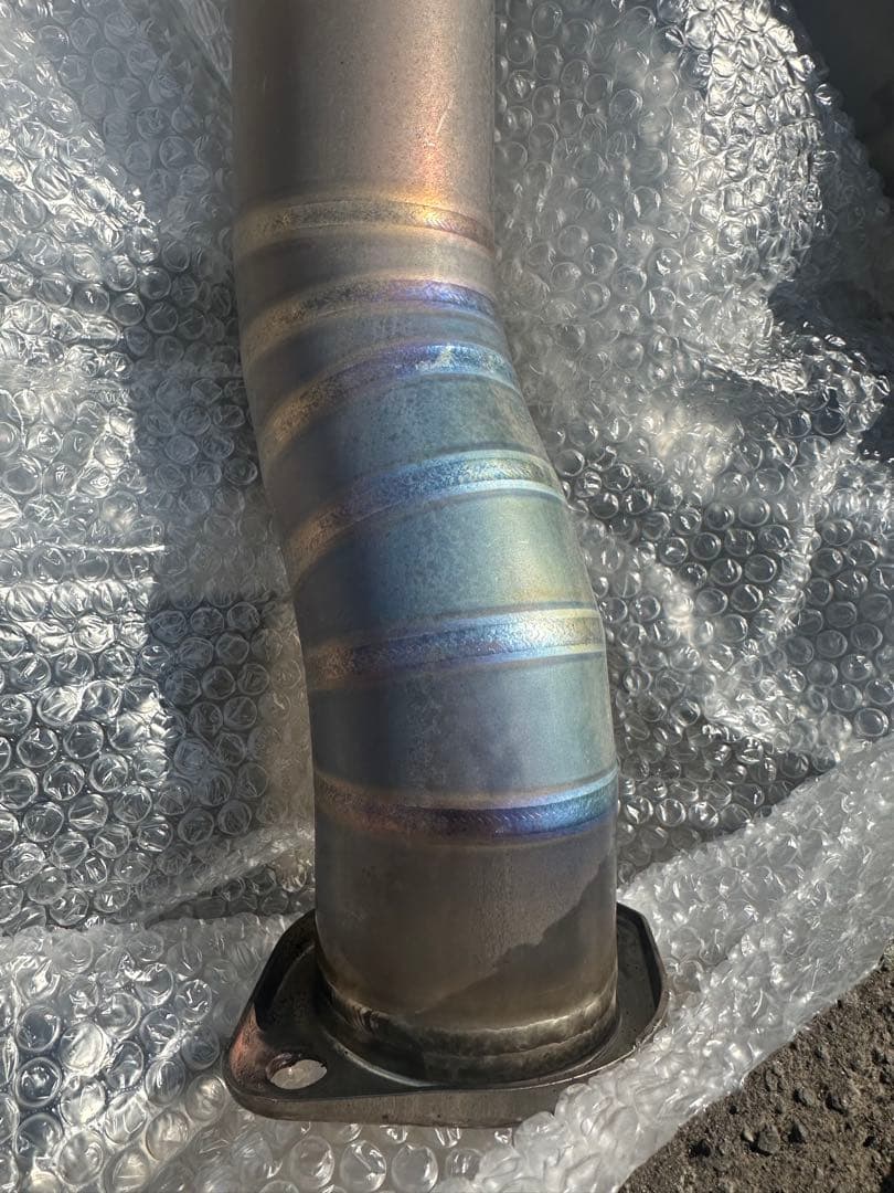 amuse R1チタン青炎　VAB/VAGマフラー1本だし