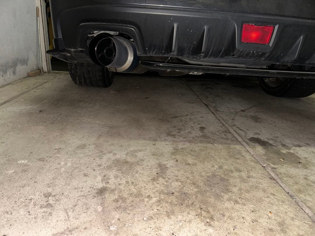 amuse R1チタン青炎　VAB/VAGマフラー1本だし