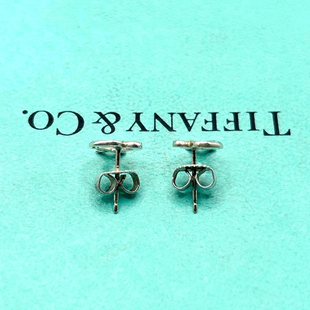 美品　ティファニー　ラビングハート　ピアス　シルバー　925