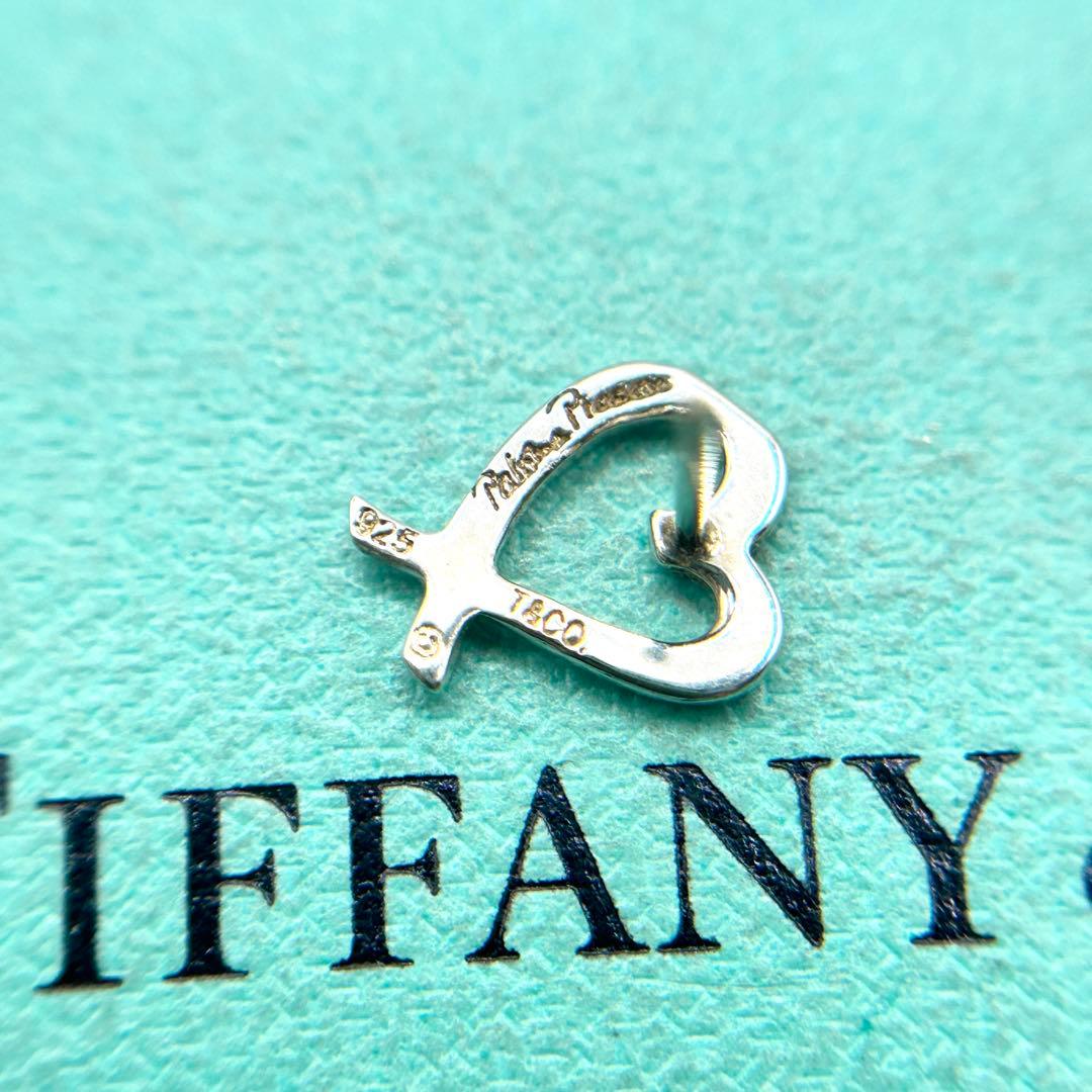 美品　ティファニー　ラビングハート　ピアス　シルバー　925