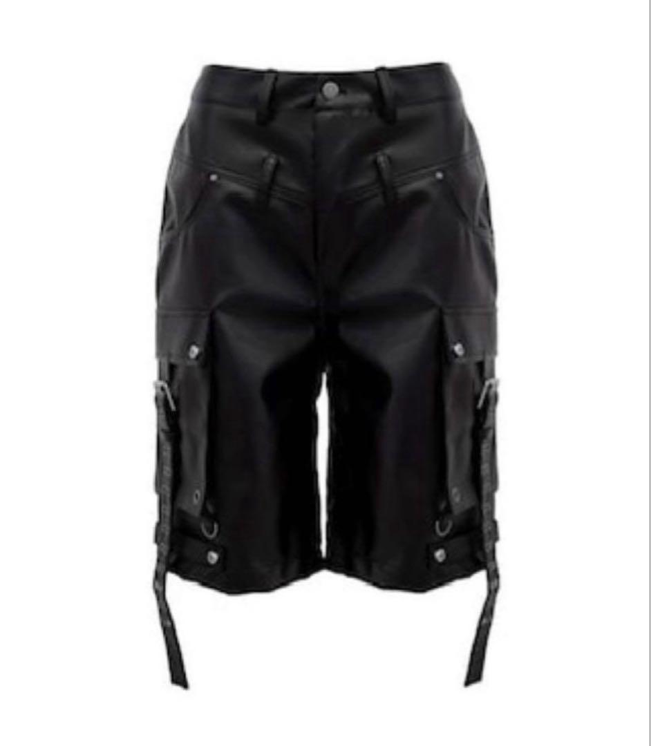 Rosen Kreuz レザーLEATHER SHORT ハーフパンツ サイズ3