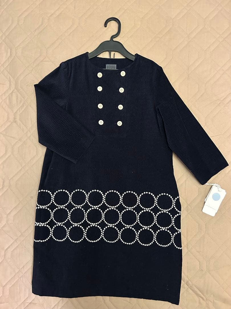 新品 ミナペルホネン ワンピース 120 セレモニー 入学式 卒園式 七五三