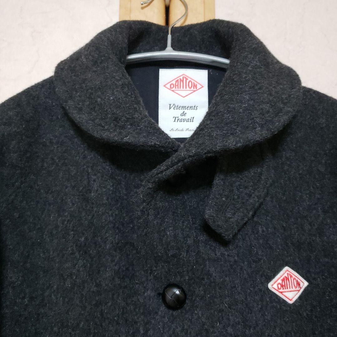 セール❗DANTON ウールコート ダークグレー美品