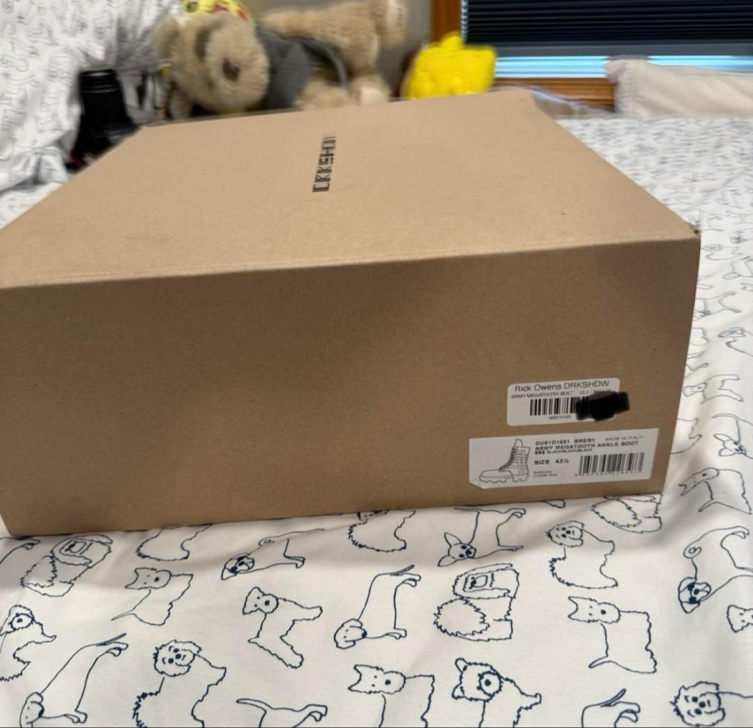 靴 Rick owens drkshdw army megatooth boots