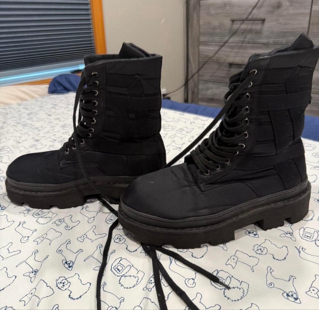 靴 Rick owens drkshdw army megatooth boots