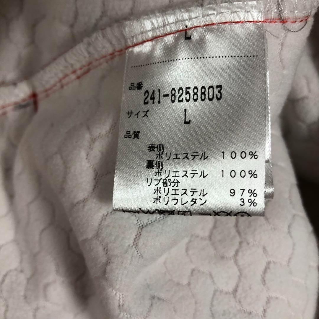 キャロウェイ ダブルジップ ボンディング パーカー 裏起毛 レッド 総柄 L