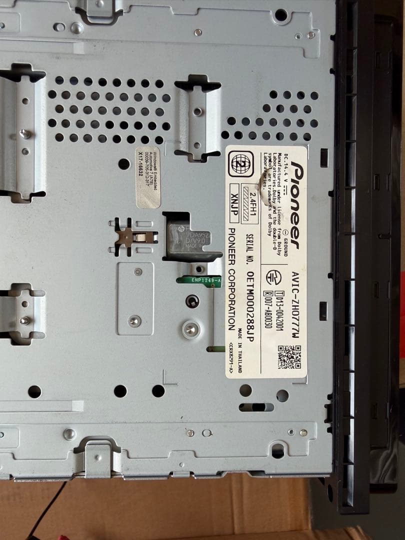 株式会社 PC-TECH Pioneer AVIC-ZH777W