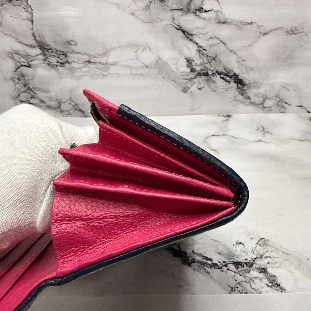 (未使用タグ付)大人気、シンクビー、長財布、L字ジップ、花柄刺繍、ツイード、高級