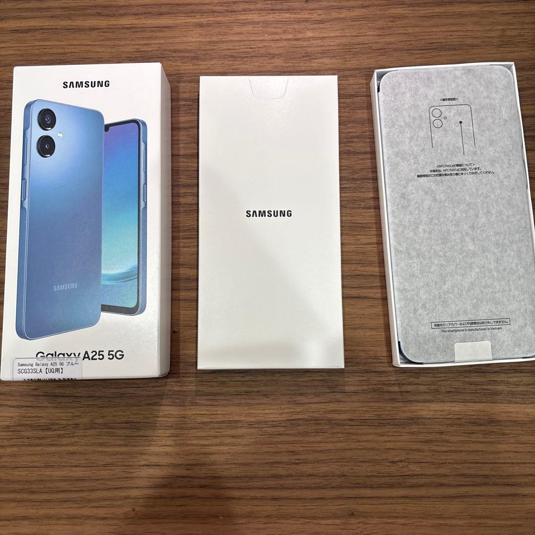 Samsung Galaxy A25 5G本体　ブルー