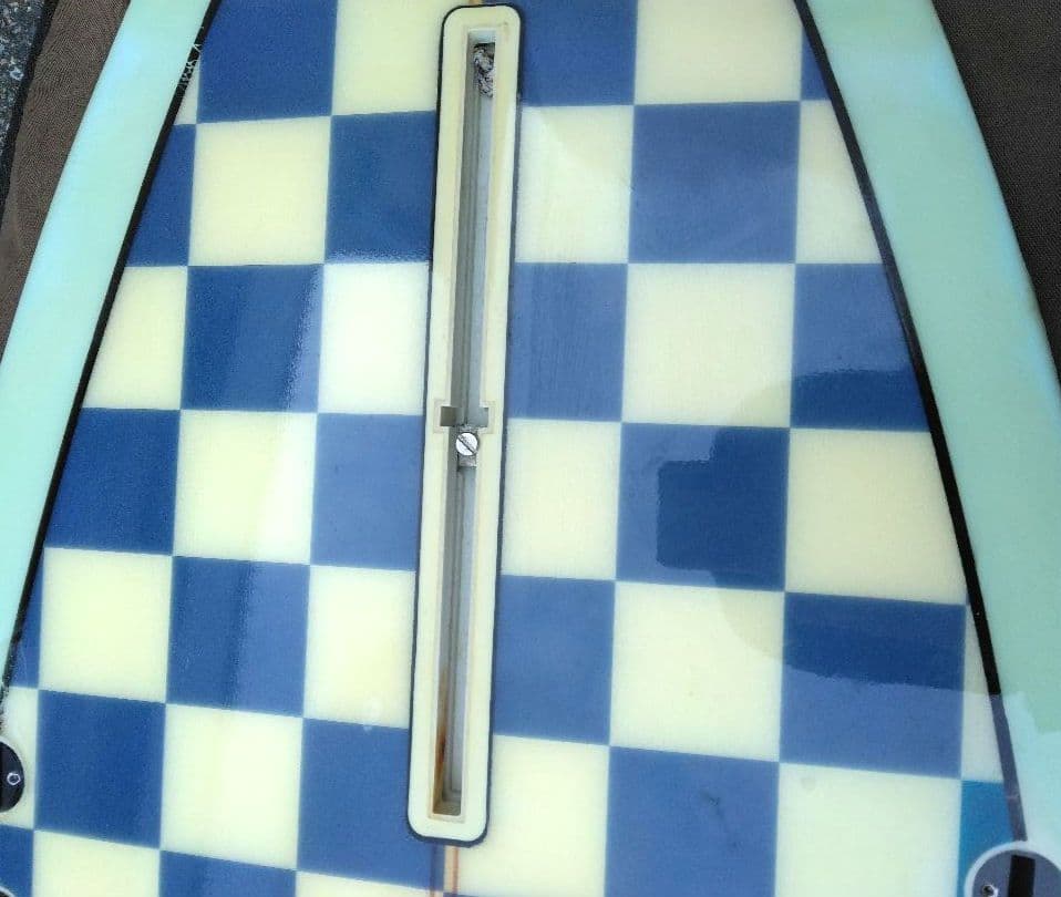 SURFBOARDS devotion チェッカーパターン サーフボード ロング
