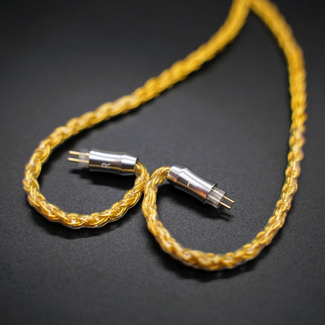 超希少!16芯 金メッキリケーブル C IEM 0.78mm 2ピン/4.4mm