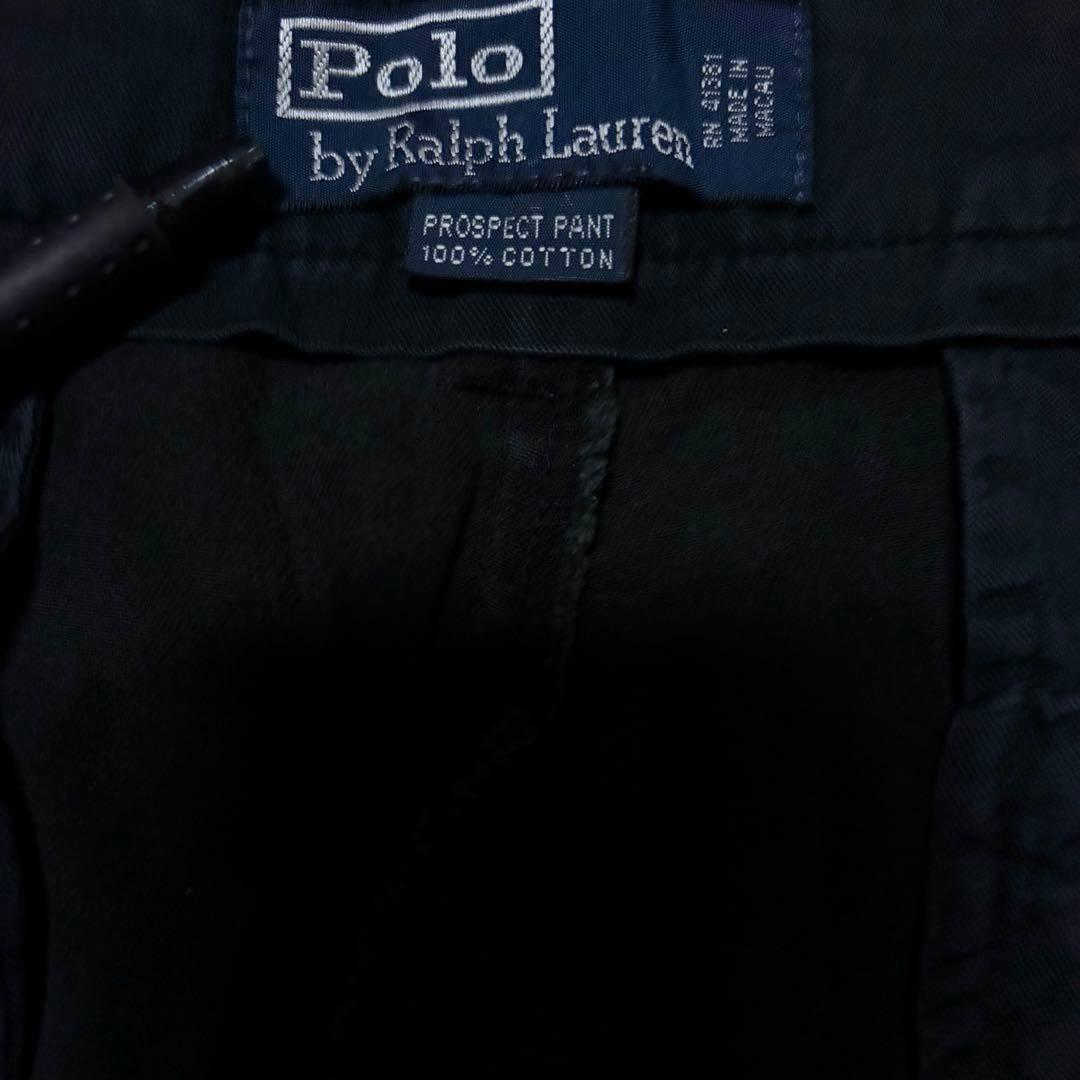 90s RalphLauren ポロチノ 初期タグ 黒チノパン ヴィンテージ