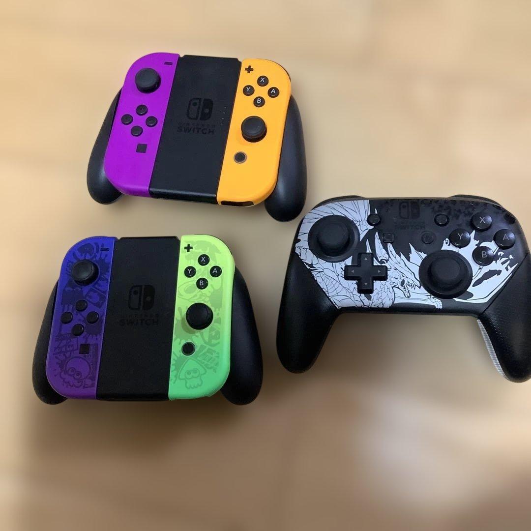 ニンテンドー Switch (コントローラー２個＆ モンハン プロコン 付き)