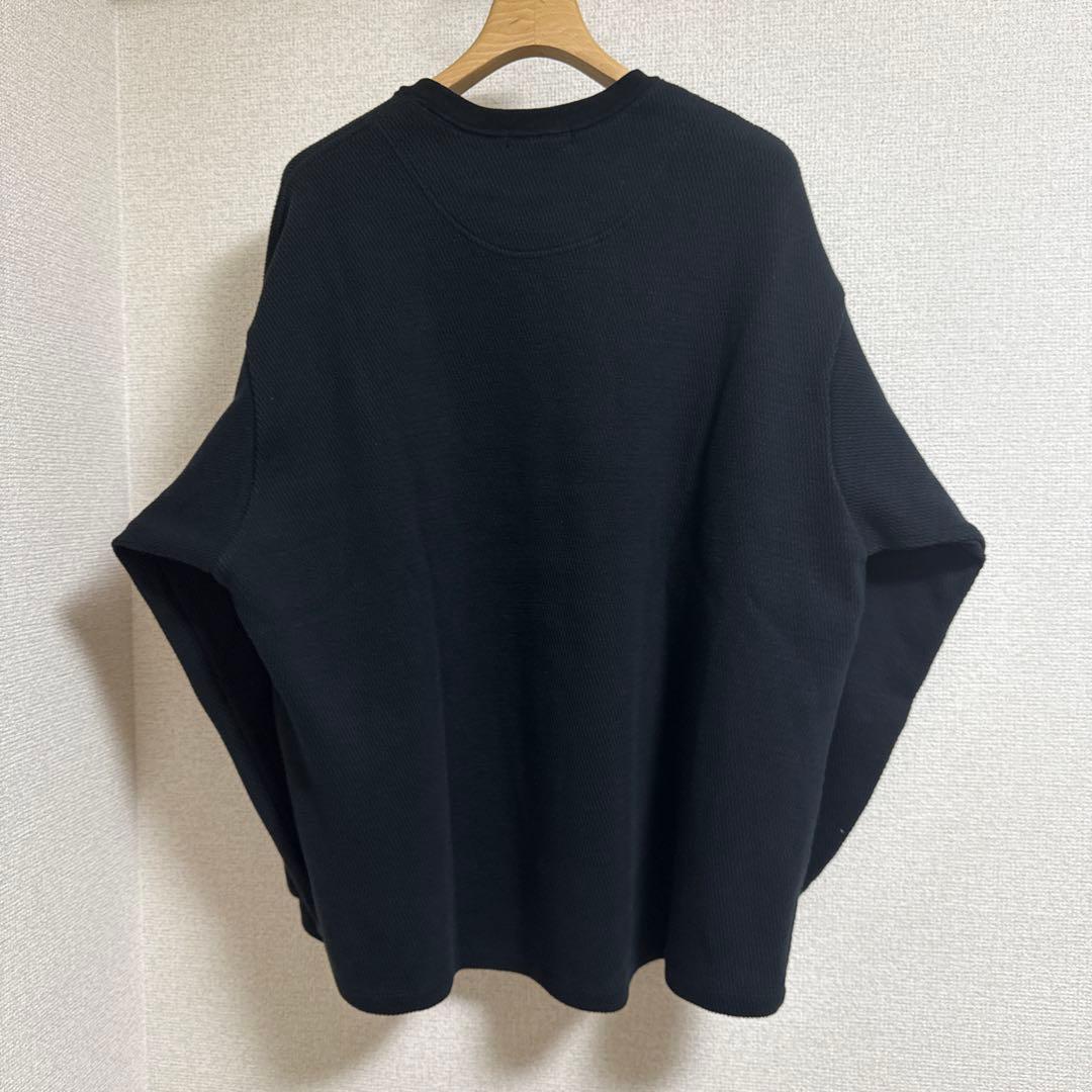 トップス POLYPLOID OVERSIZE LONGSLEEVE C BLACK