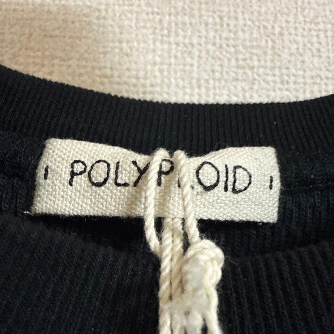 トップス POLYPLOID OVERSIZE LONGSLEEVE C BLACK