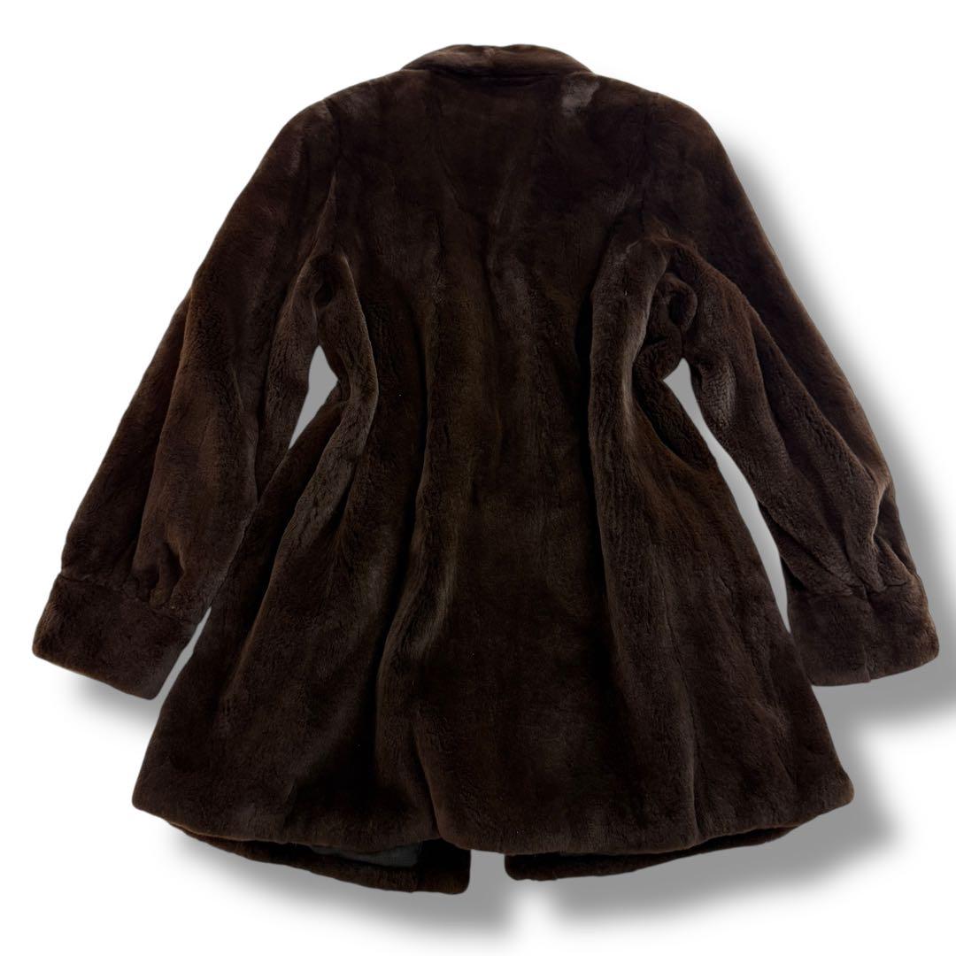 サガミンクロイアル 1994 毛皮 リアルファーコート シェアードミンク 総柄