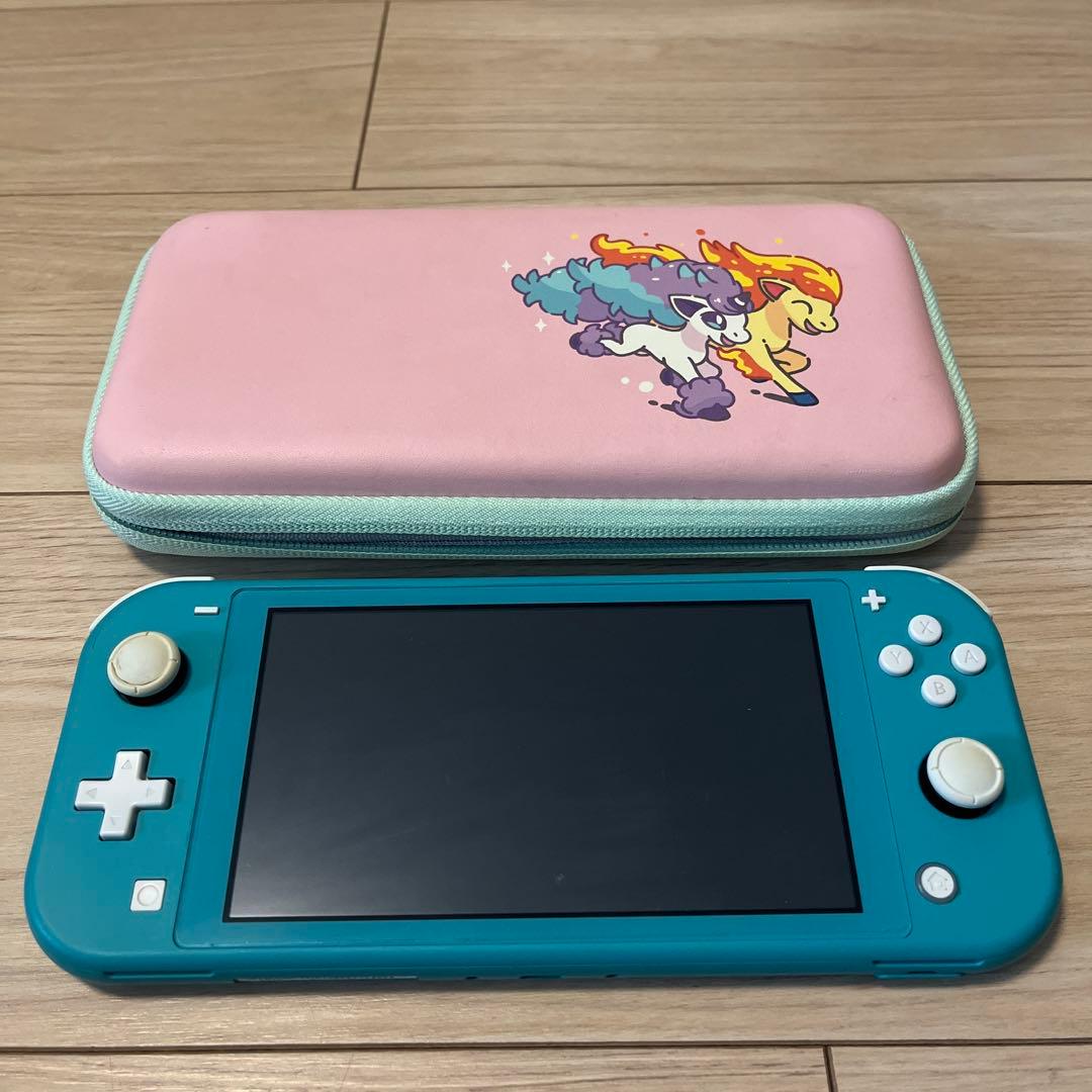 Switch lite 本体 純正充電器・ケース付き