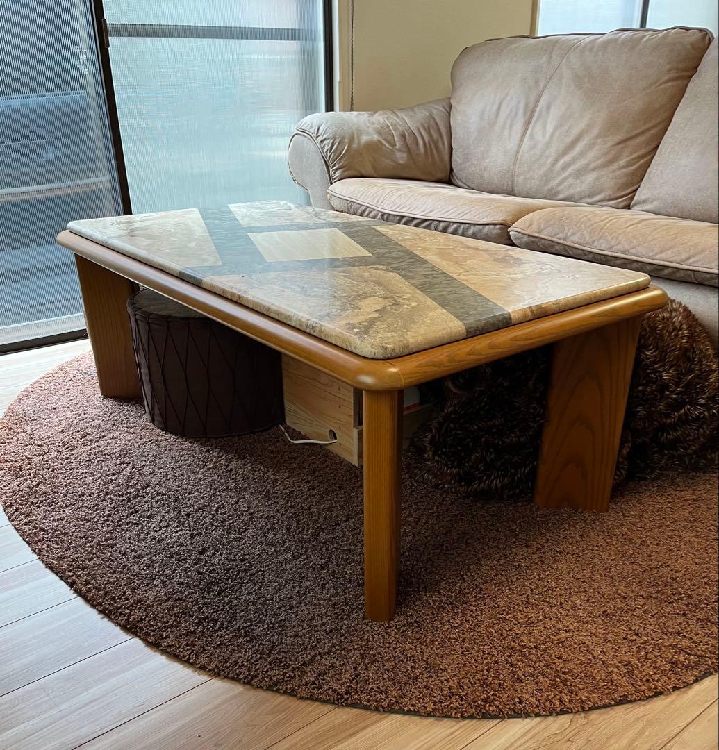 margoshaページ応接テーブル(天然大理石テーブル)