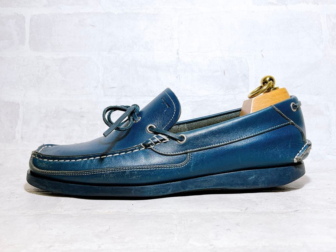 【美品】サルヴァトーレフェラガモ 高級 デッキシューズ US8.5EE