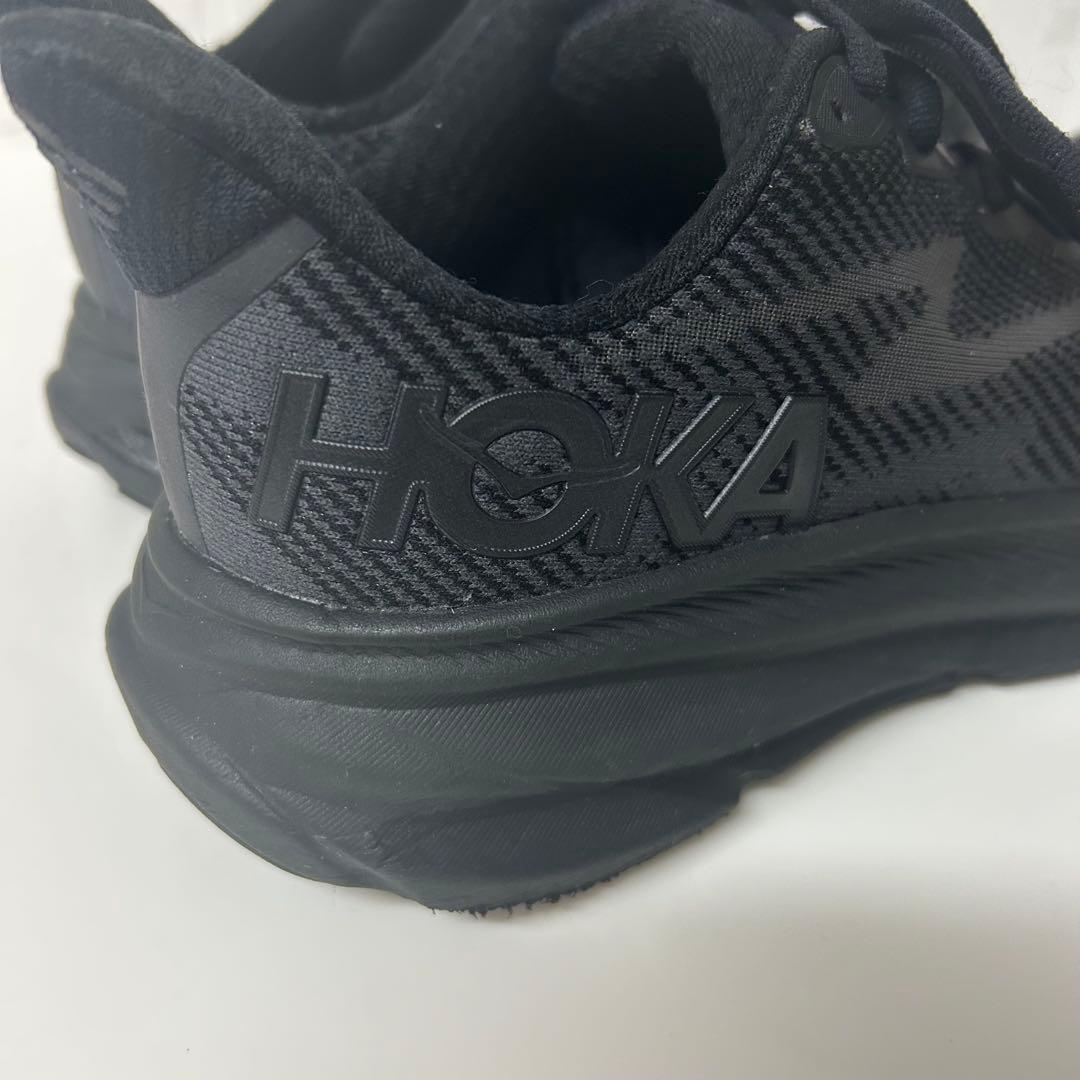 限定値下✨HOKA ONE ONE クリフトン9 黒　軽量　ランニングシューズ