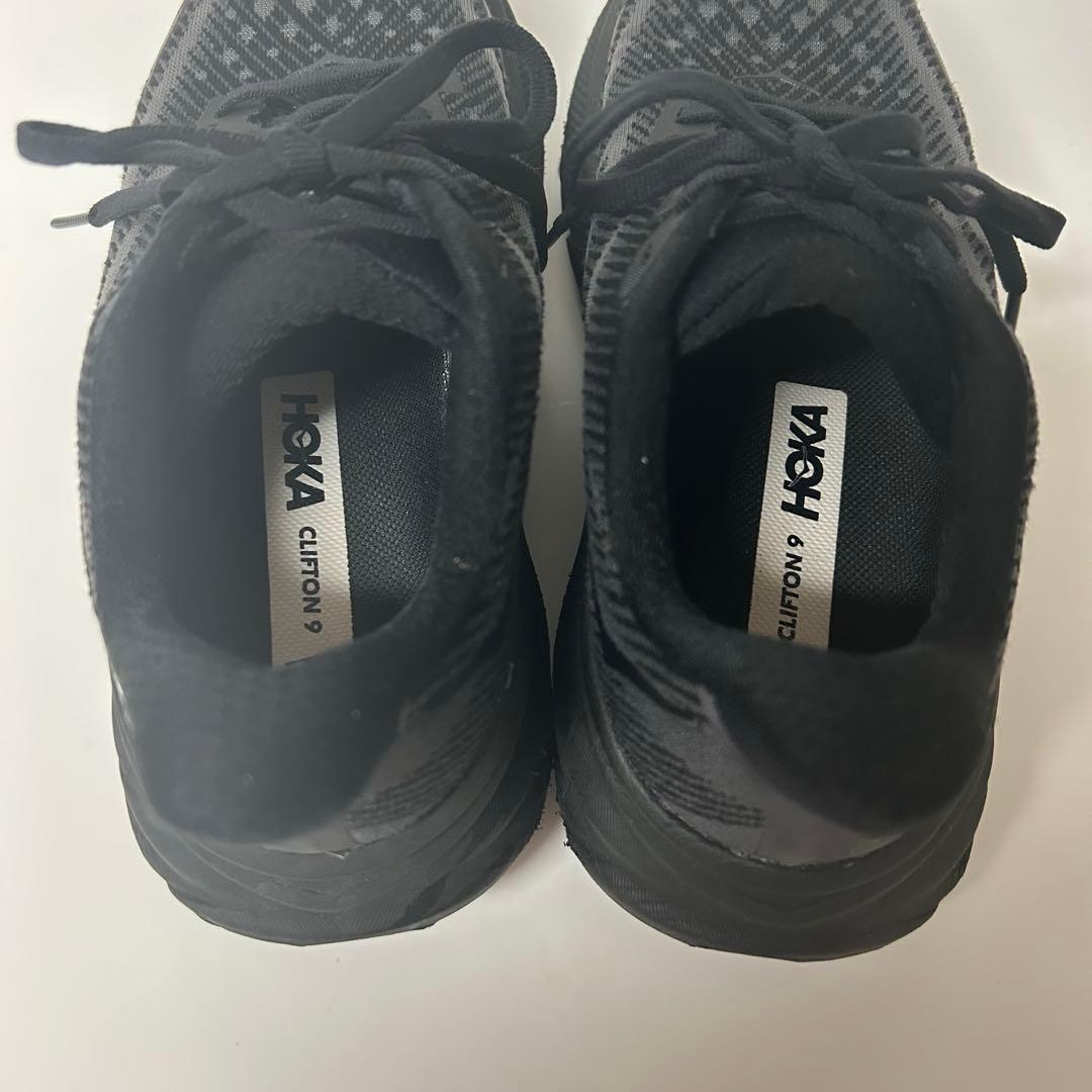限定値下✨HOKA ONE ONE クリフトン9 黒　軽量　ランニングシューズ