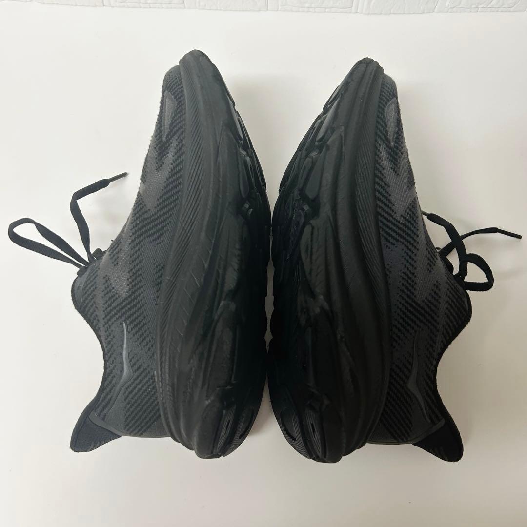 限定値下✨HOKA ONE ONE クリフトン9 黒　軽量　ランニングシューズ