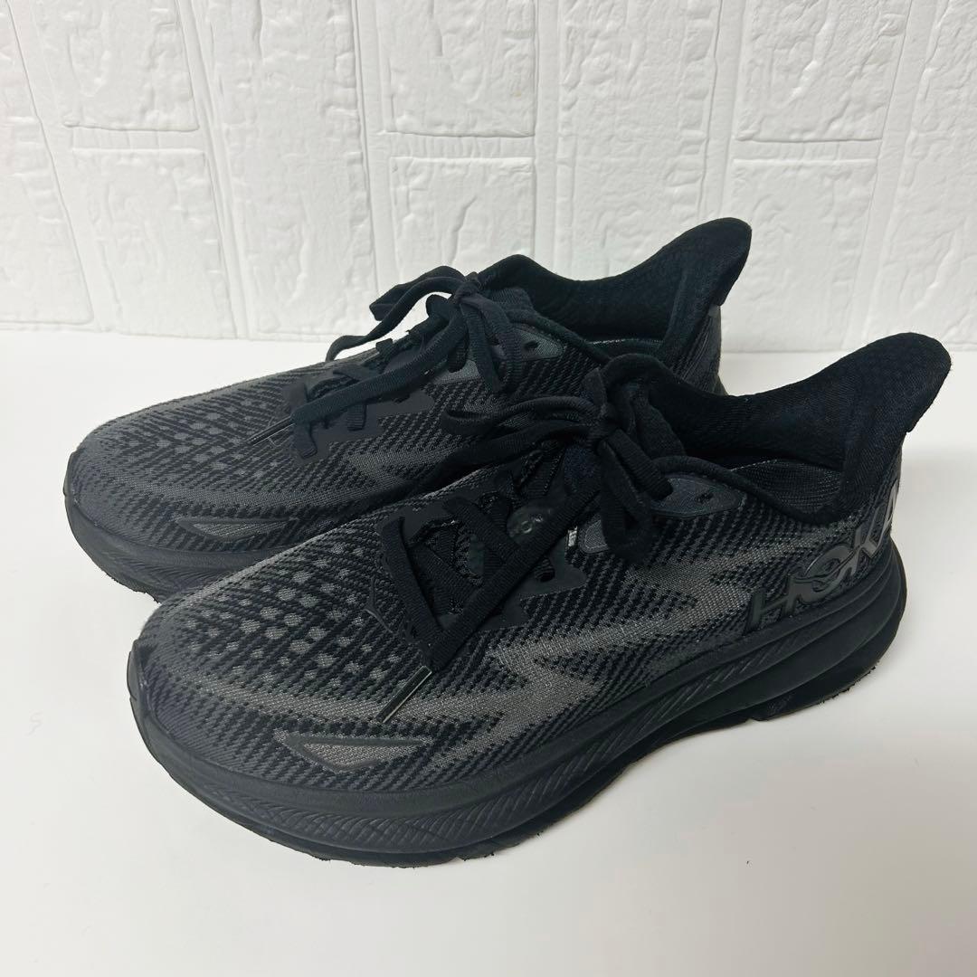 限定値下✨HOKA ONE ONE クリフトン9 黒　軽量　ランニングシューズ