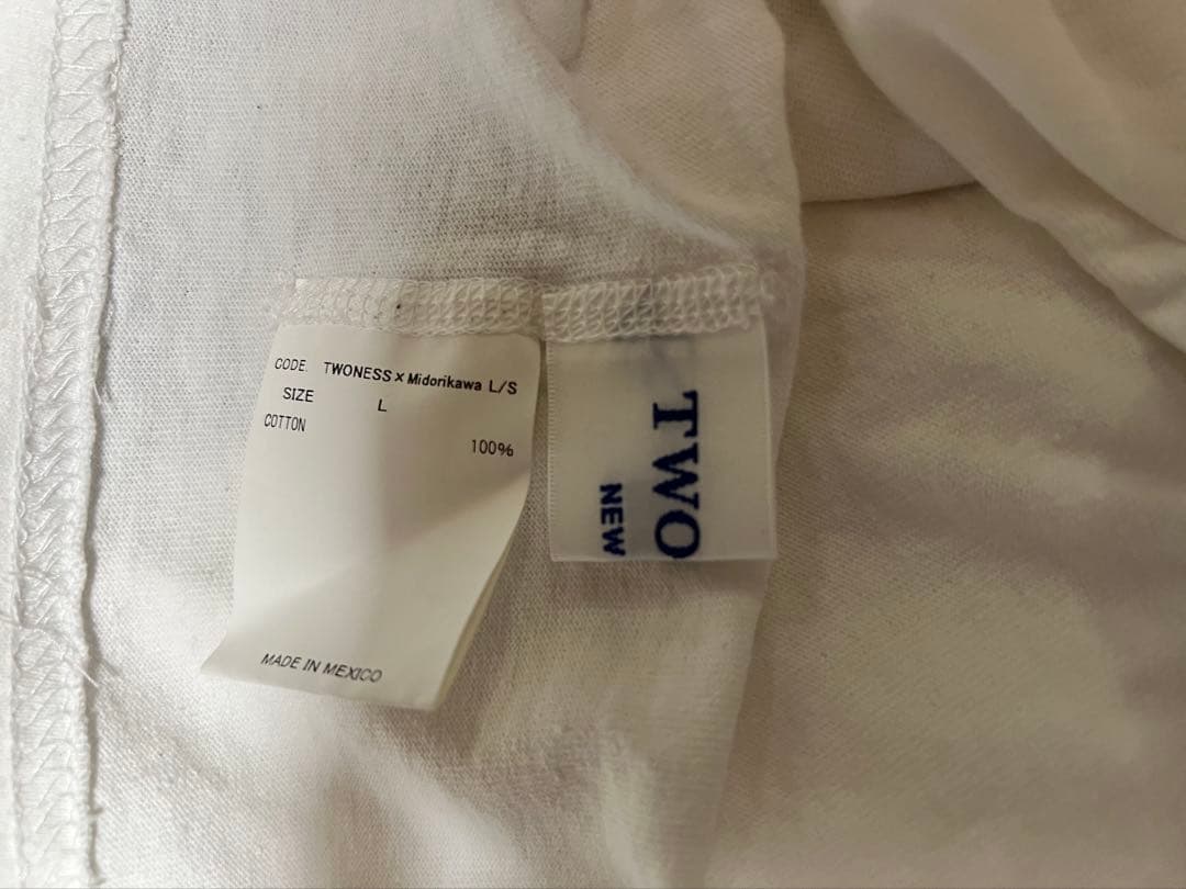 TWONESS × Midorikawa / ジョン・ケージ Tee サイズL