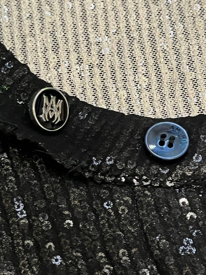 AMIRI アミリ スパンコール シャツ ジャケット LUNA SEA J着