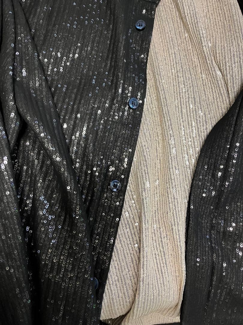 AMIRI アミリ スパンコール シャツ ジャケット LUNA SEA J着