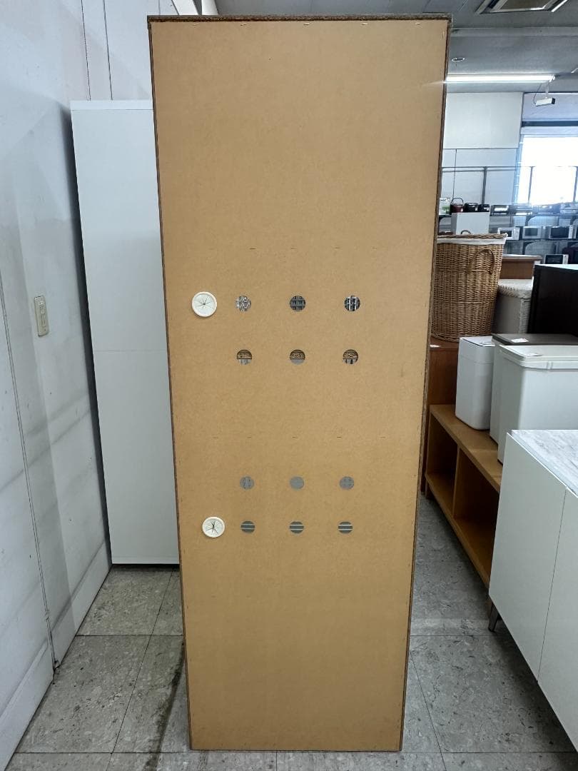 ビーカンパニー 食器棚 レンジボード クルム レトロ ホワイト