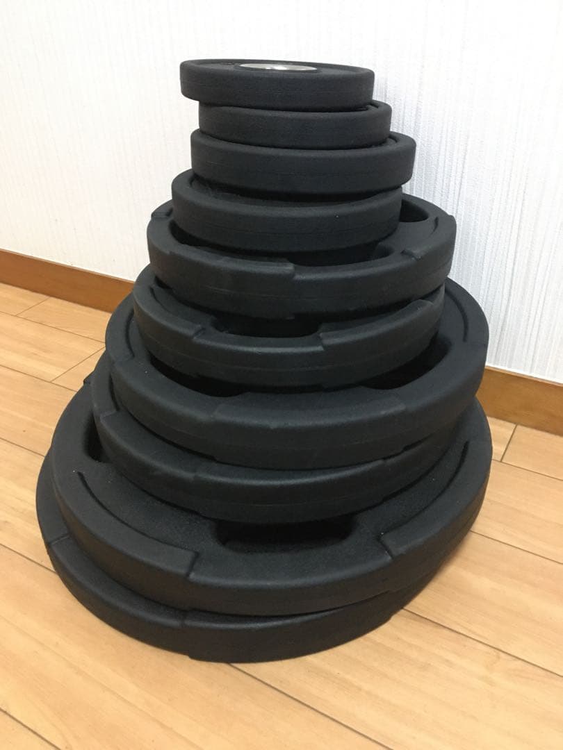 FitEliteオリンピックプレートセット 計67.5Kg 穴径50ｍｍ