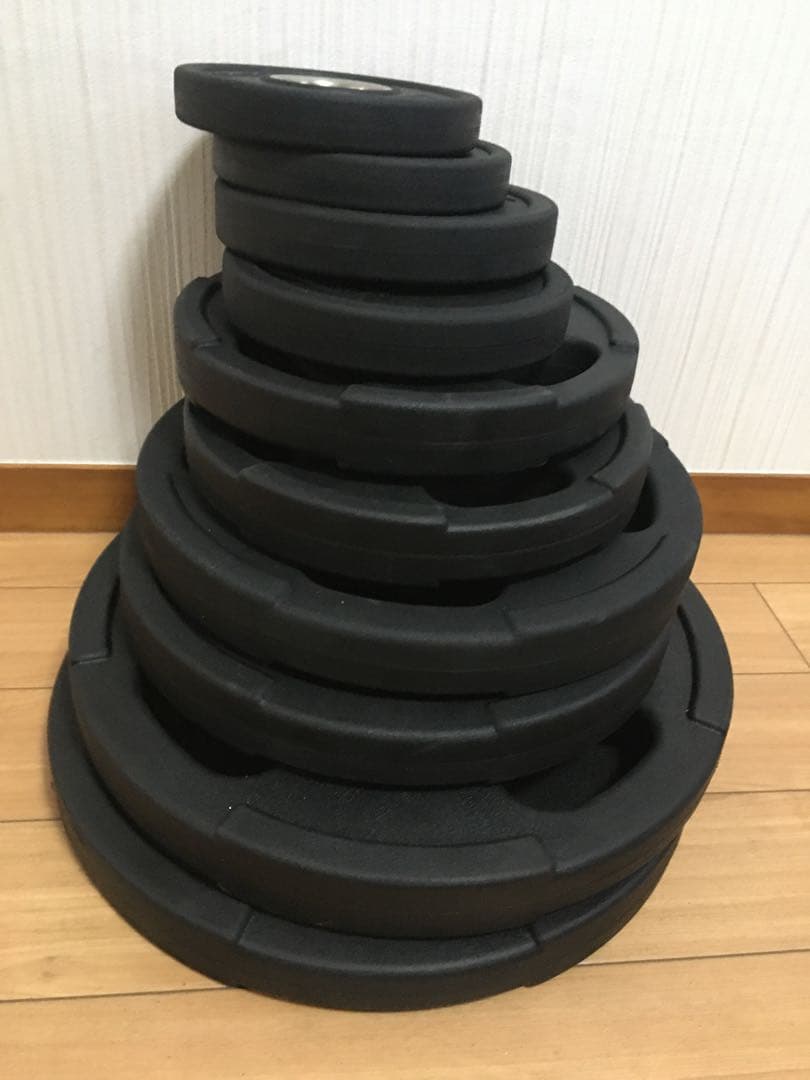 FitEliteオリンピックプレートセット 計67.5Kg 穴径50ｍｍ