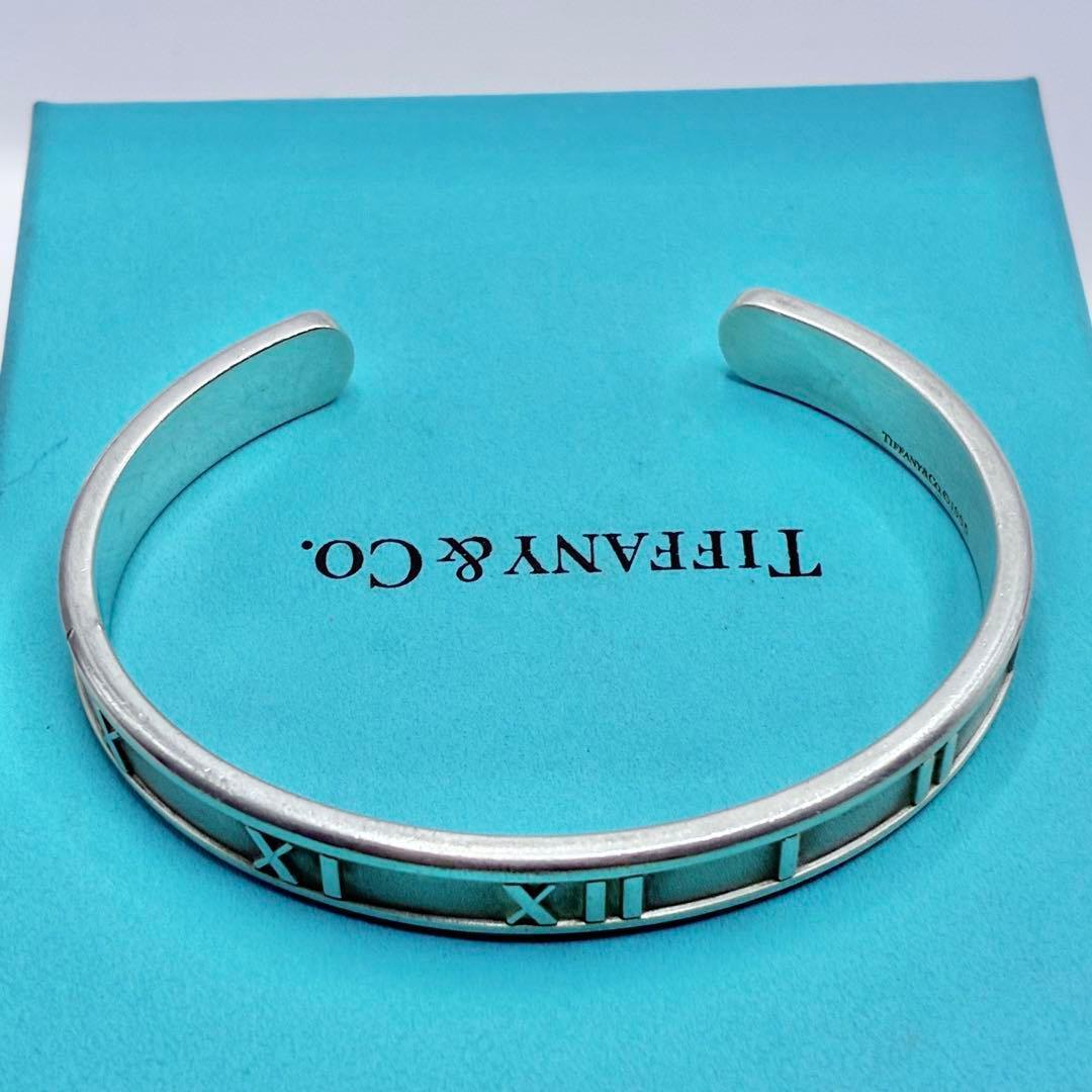 ティファニー　アトラス　カフ　バングル　ブレスレット　シルバー　レディース