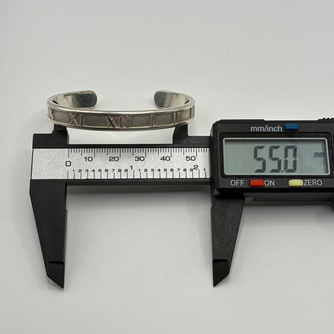 ティファニー　アトラス　カフ　バングル　ブレスレット　シルバー　レディース