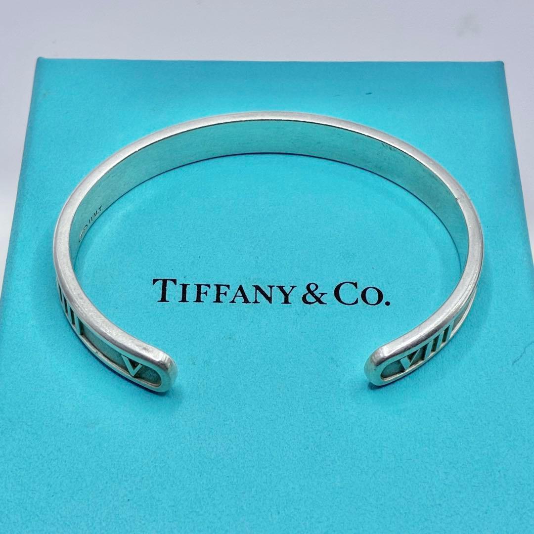 ティファニー　アトラス　カフ　バングル　ブレスレット　シルバー　レディース