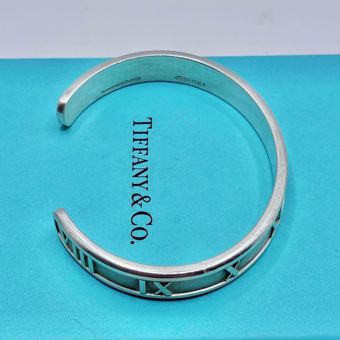 ティファニー　アトラス　カフ　バングル　ブレスレット　シルバー　レディース