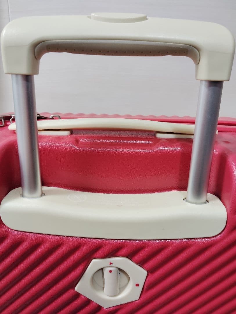 【HaNT】mineスーツケース 47L レッド 美品 キャスターストッパー