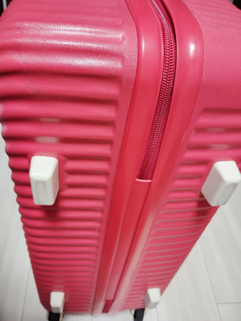 【HaNT】mineスーツケース 47L レッド 美品 キャスターストッパー