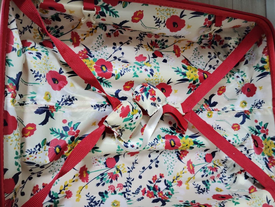 【HaNT】mineスーツケース 47L レッド 美品 キャスターストッパー