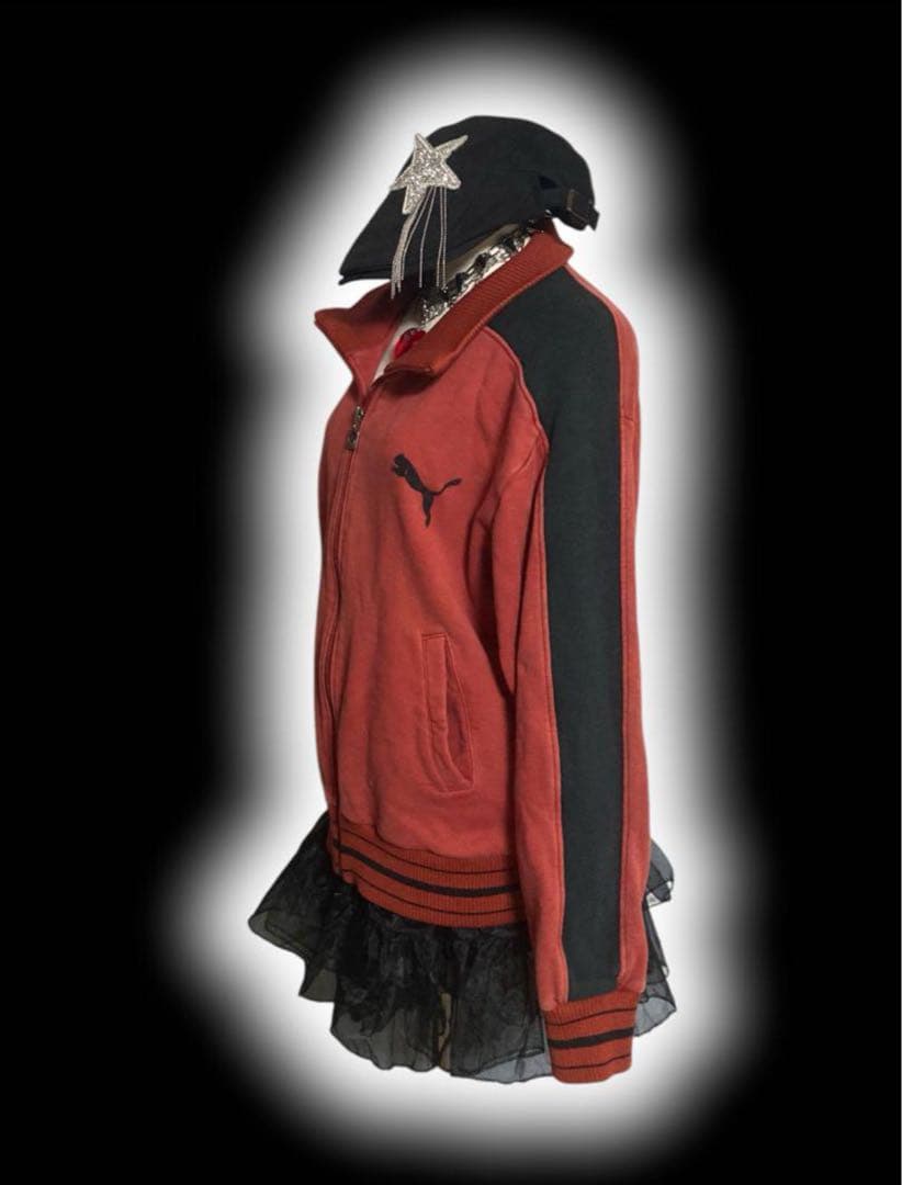 激レア80s綿PUMAトラックジャケットy2kフェアリーグランジ平成ギャルロック