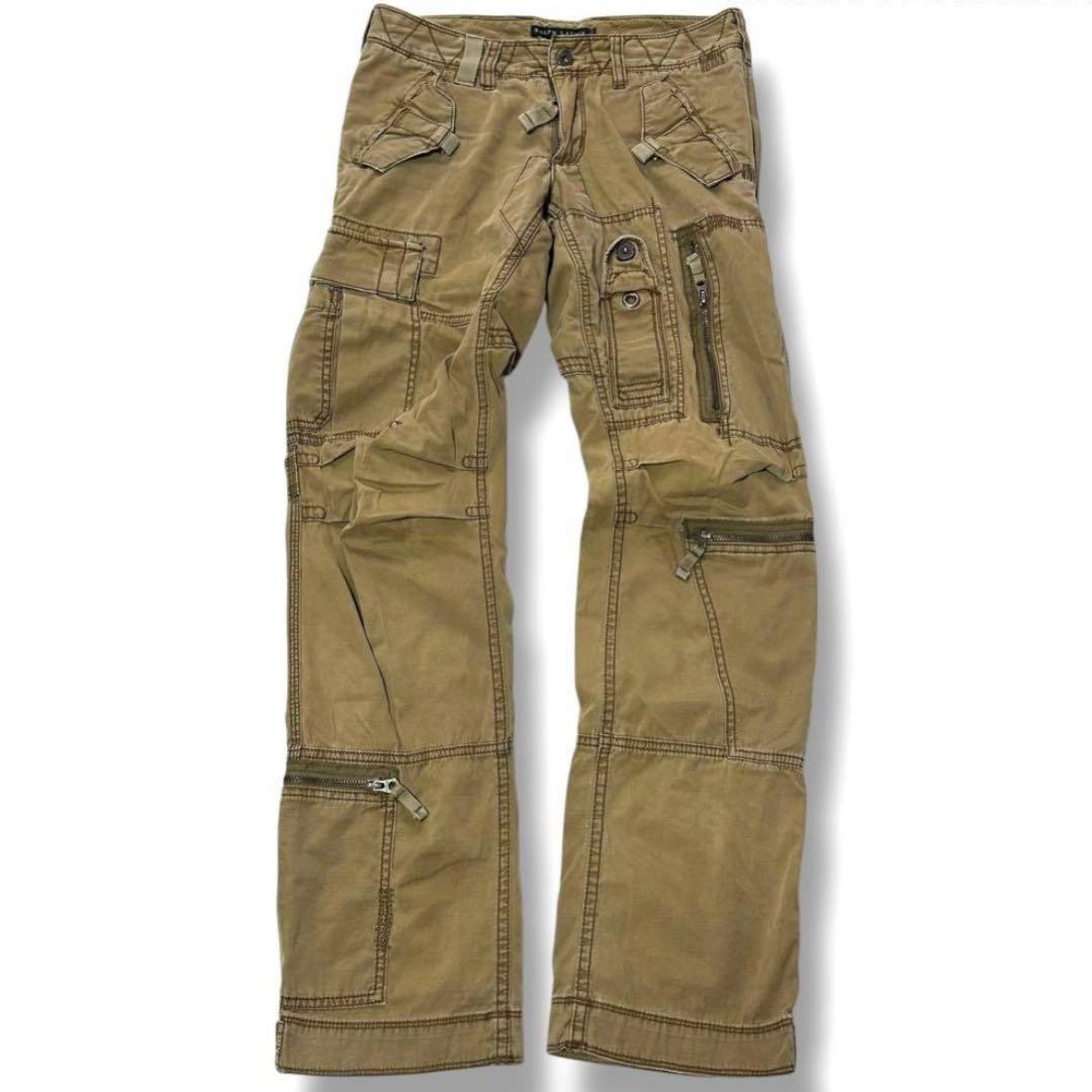 RALPH LAUREN ラルフローレン パラシュートパンツ ブラウン