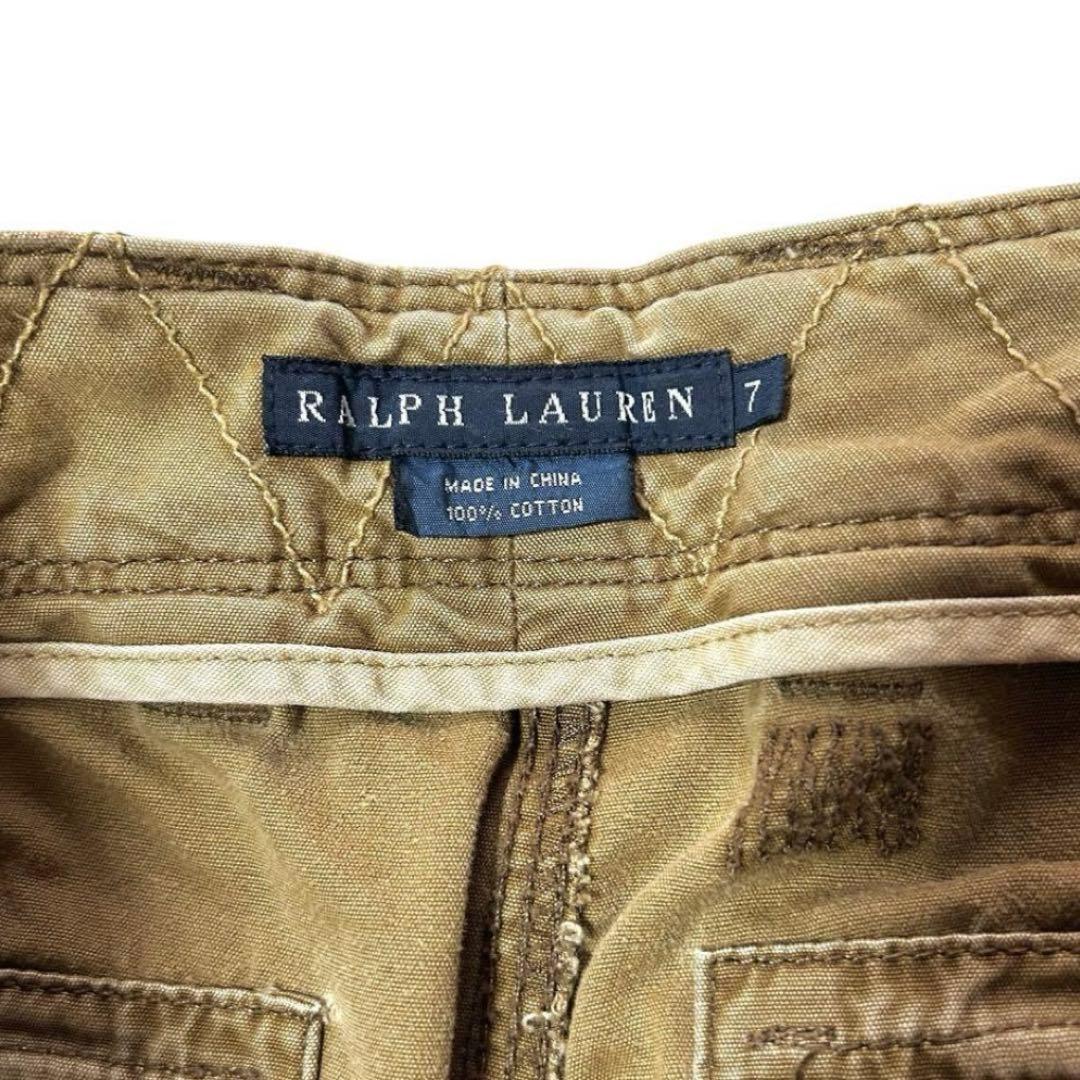 RALPH LAUREN ラルフローレン パラシュートパンツ ブラウン