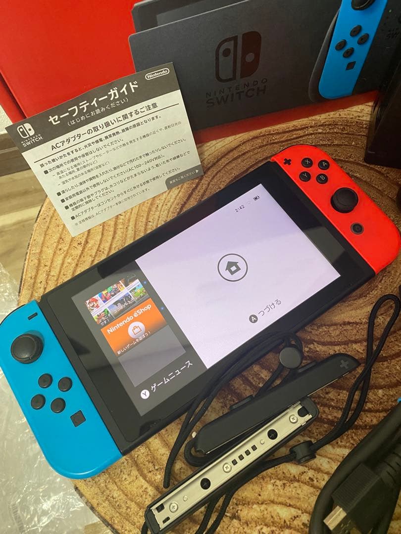 Nintendo Switch ニンテンドースイッチ本体　ネオン ②