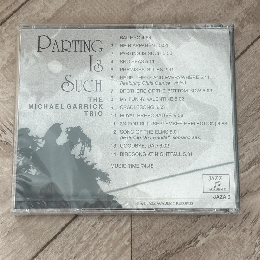 マイケル・ギャリック・トリオ/Parting Is Such:新品未開封CD