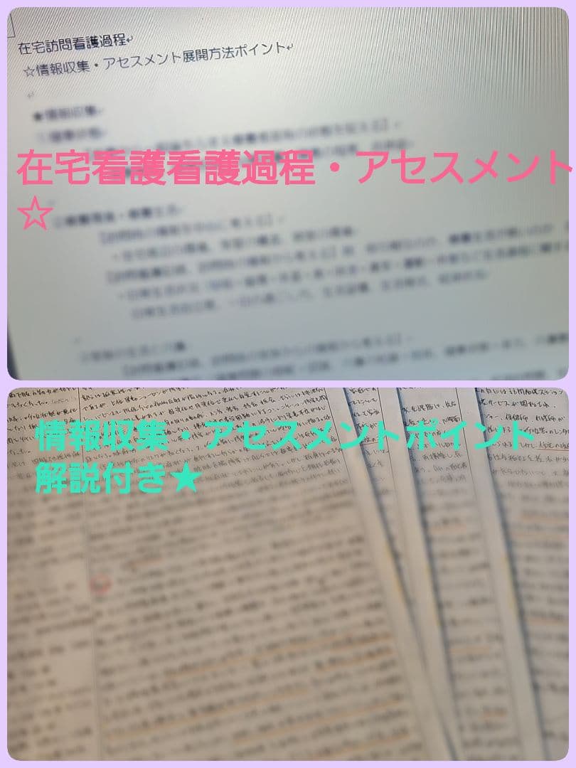 看護実習セット★　看護過程　アセスメント　看護目標　　手順書　看護学生　国家試験