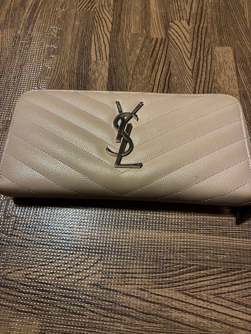 YSL キルティング長財布