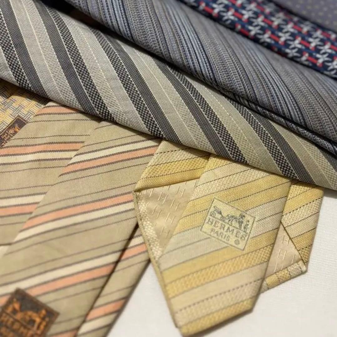 HERMES エルメス ネクタイ 8本セット まとめ売り