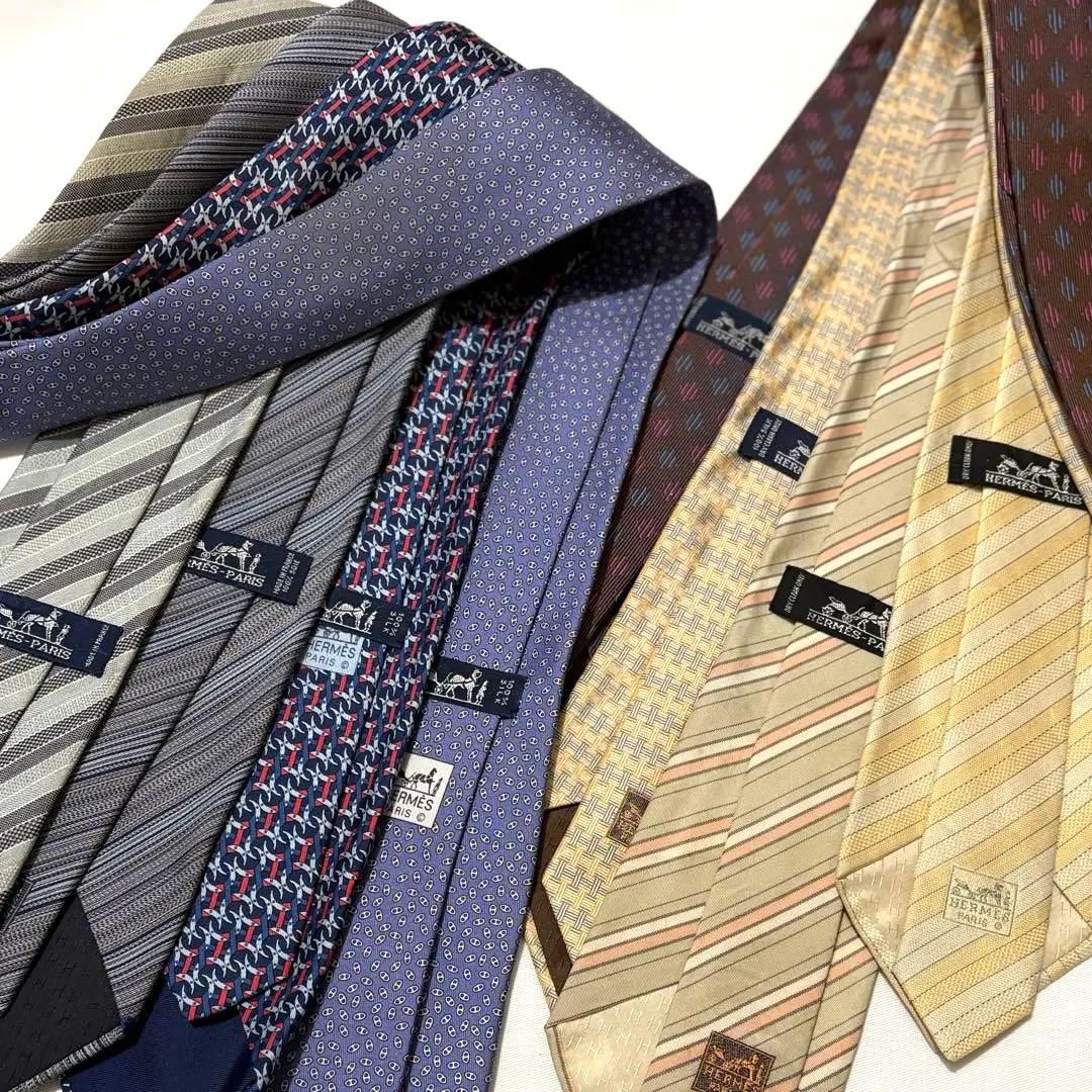 HERMES エルメス ネクタイ 8本セット まとめ売り