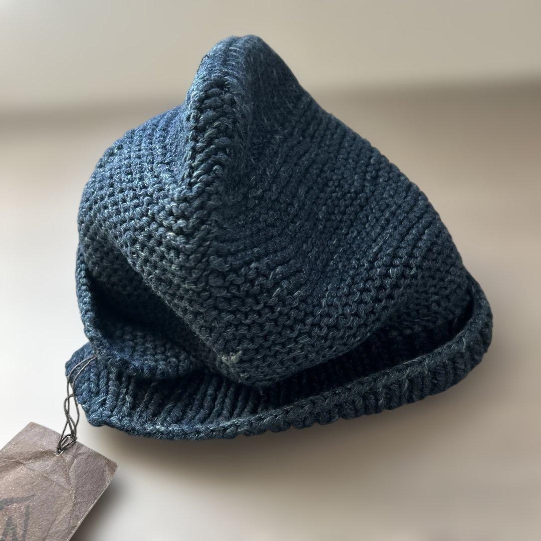 45RPM インディゴ　ニット帽　新品　タグ付き